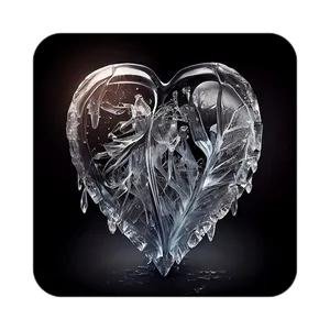 زیر لیوانی کاکتی مدل عاشقانه کد mp12204