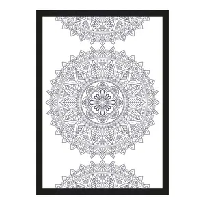 مقوا رنگ آمیزی طرح ماندالا کد 07 سایز 29×21 سانتی متر