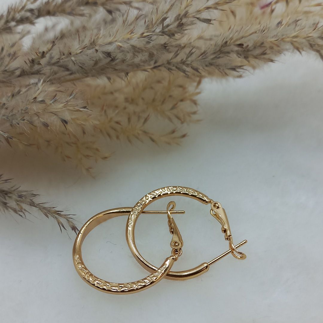 گوشواره زنانه ژوپینگ مدل رینگ کد NN 024 -  - 5