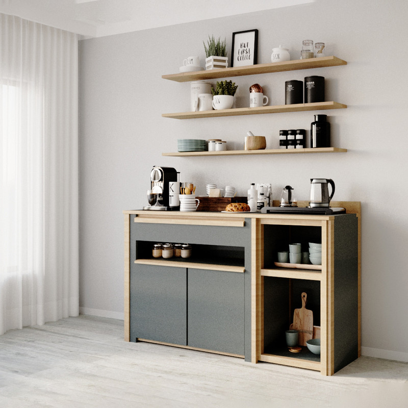 کنسول مدل Wooden Dream Coffee Bar