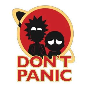  استیکر اتاق کودک طرح ریک و مورتی کد STF163