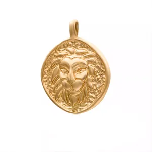 آویز گردنبند طلا 18 عیار زنانه گالری روبی مدل ماه مرداد