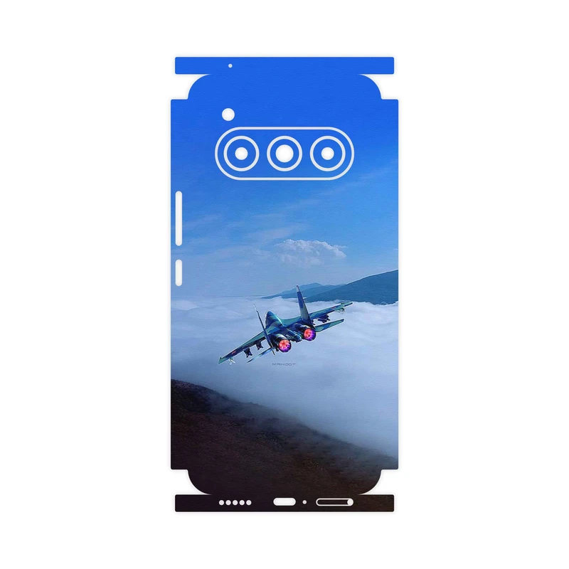 برچسب پوششی ماهوت مدل Fighter plane Su27-FullSkin مناسب برای گوشی موبایل داریا Bond II Lite 5G