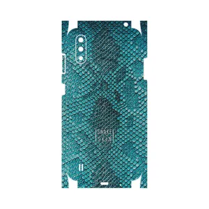 MAHOOT Blue Snake Skin-FullSkin Cover Sticker for Samsung Galaxy A01