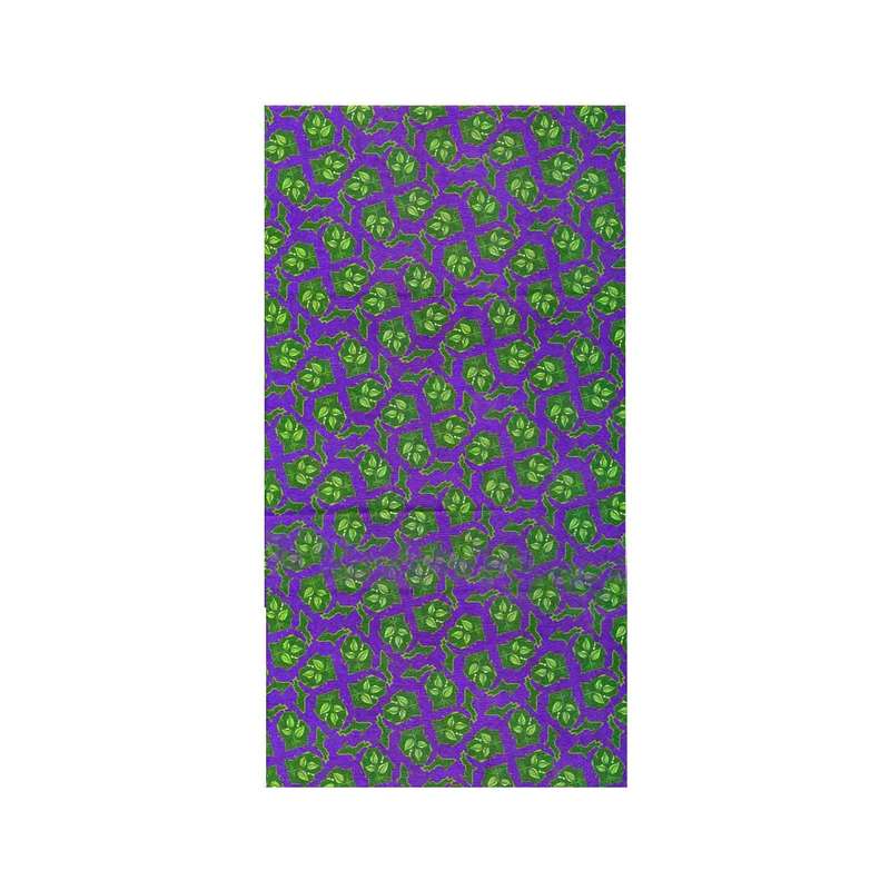 دستمال سر و گردن مدل برگ