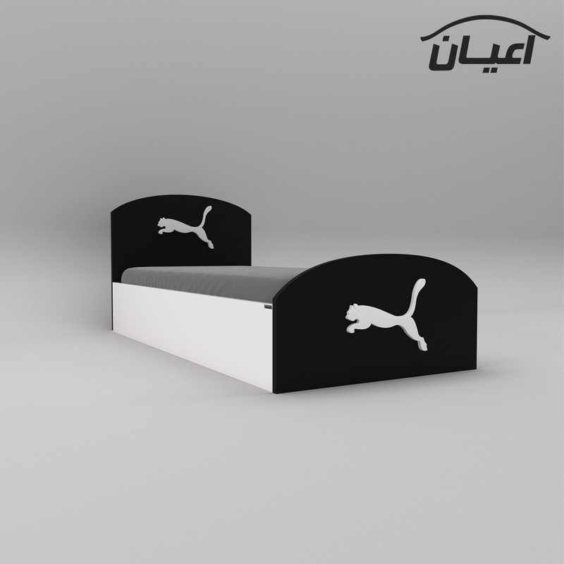تخت خواب یک نفره اعیان مدل FH459 طرح اسپرت سایز 200×90 سانتی متر