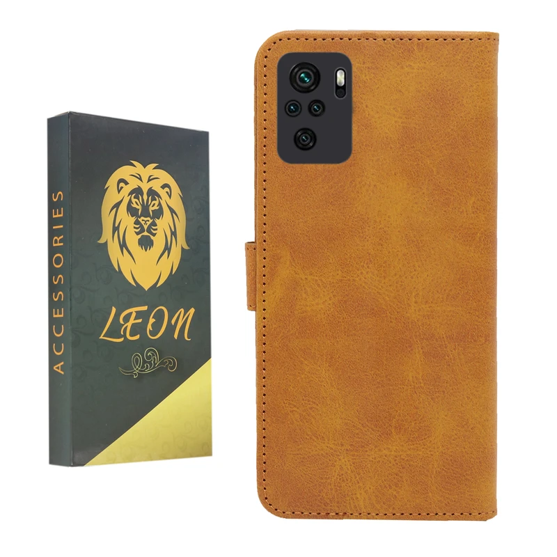 کیف کلاسوری لئون مدل Bersa مناسب برای گوشی موبایل شیائومی Redmi Note 10 4G / Note 10s