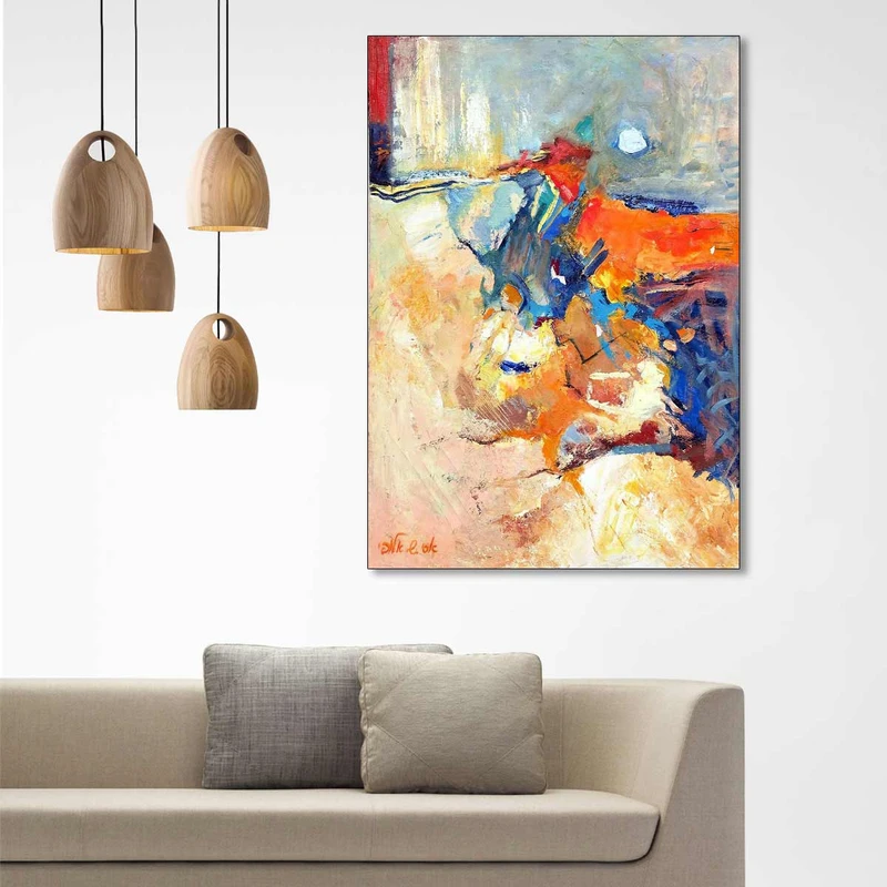 تابلو شاسی گالری استاربوی طرح انتزاعی مدل Art 14