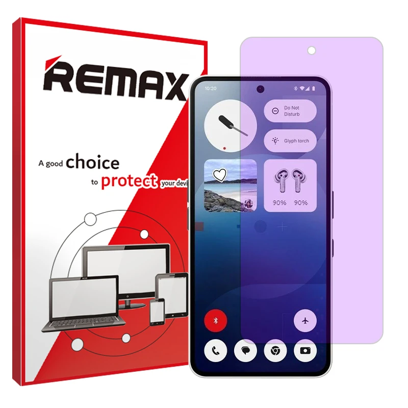 محافظ صفحه نمایش آنتی پرپل ریمکس مدل Resistant مناسب برای گوشی موبایل ناتینگ Phone 3a