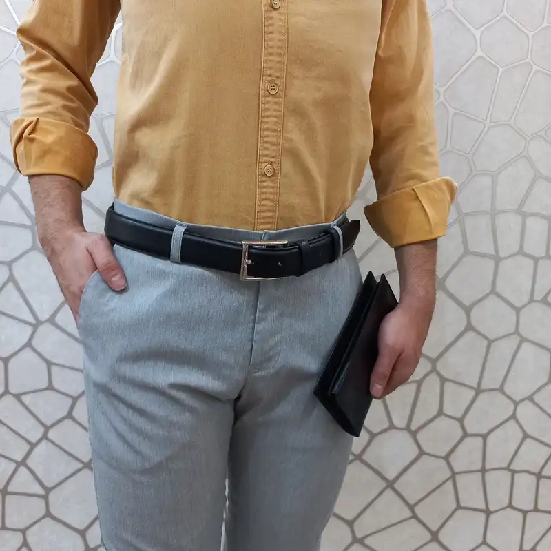 ست هدیه مردانه شمرون چرم داریوش مدل SDS