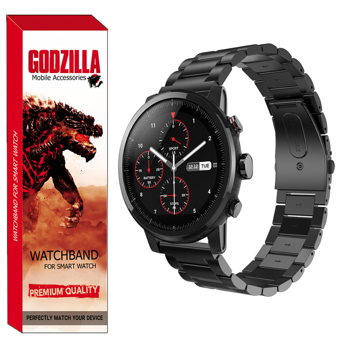 بند گودزیلا مدل 3BID مناسب برای ساعت هوشمند میبرو Watch X1 / Watch A1