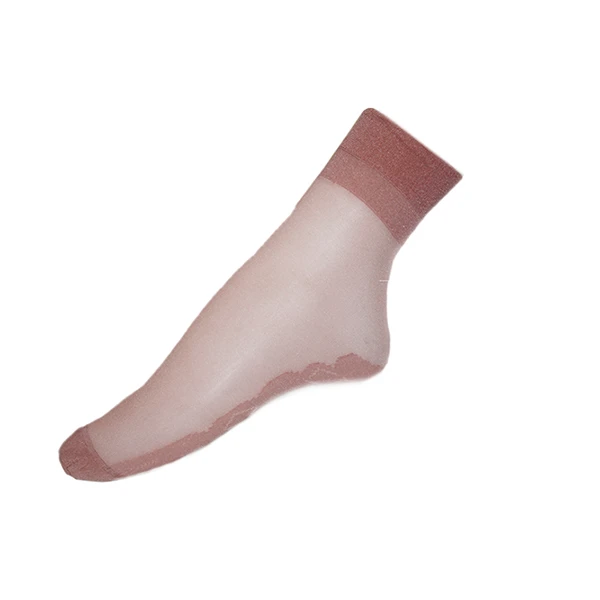 جوراب مچی زنانه مدل شیشه ای کفه دار بسته 6 عددی