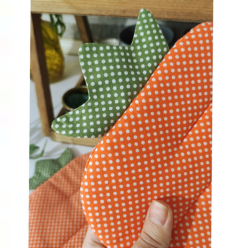 دستگیره آشپزخانه طرح هویج کد Sis02 بسته دو عددی