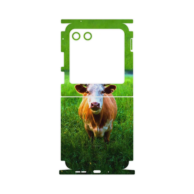 برچسب پوششی ماهوت مدل Cow-FullSkin مناسب برای گوشی موبایل موتورولا Razr 40 Ultra
