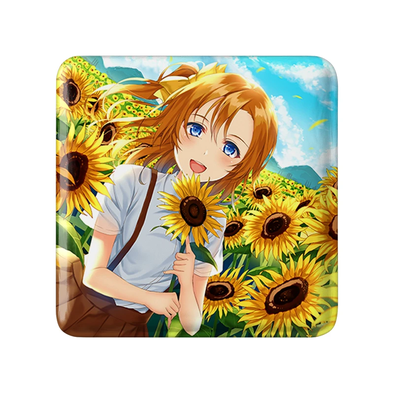 مگنت خندالو طرح هونوکا انیمه لاو لایو Love Live  مدل مربعی کد 18280