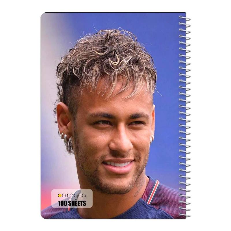 دفتر مشق 100 برگ سیمی کارنیکا طرح نیمار Neymar کد 43901