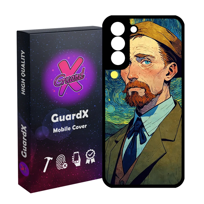 کاور گارد ایکس طرح ونگوگ مدل Glass10775 مناسب برای گوشی موبایل سامسونگ Galaxy S21 FE