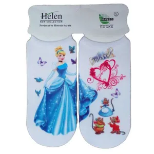 جوراب دخترانه مدل دختر ناز کد 55