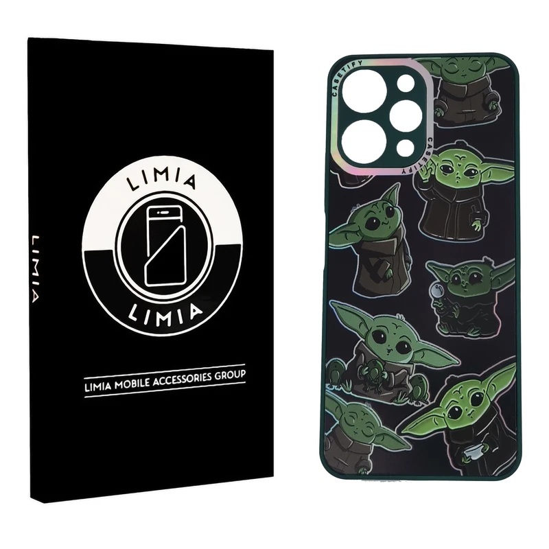 کاور لیمیا مدل فانتزی لنزدار طرح عروسکی شبرنگی مناسب برای گوشی موبایل شیائومی Redmi 12 4G