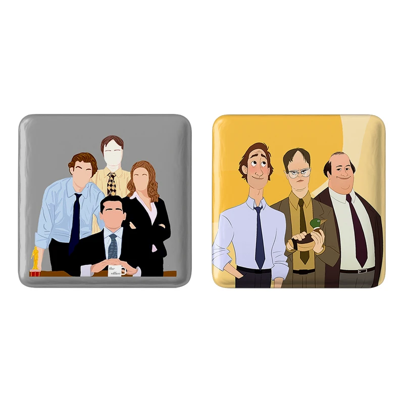 مگنت خندالو طرح سریال آفیس The Office کد 1022710223 مجموعه 2 عددی