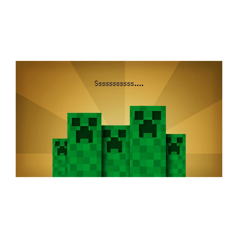 استیکر لپ تاپ و موبایل مدل بازی طرح ماینکرفت minecraft کد 1129