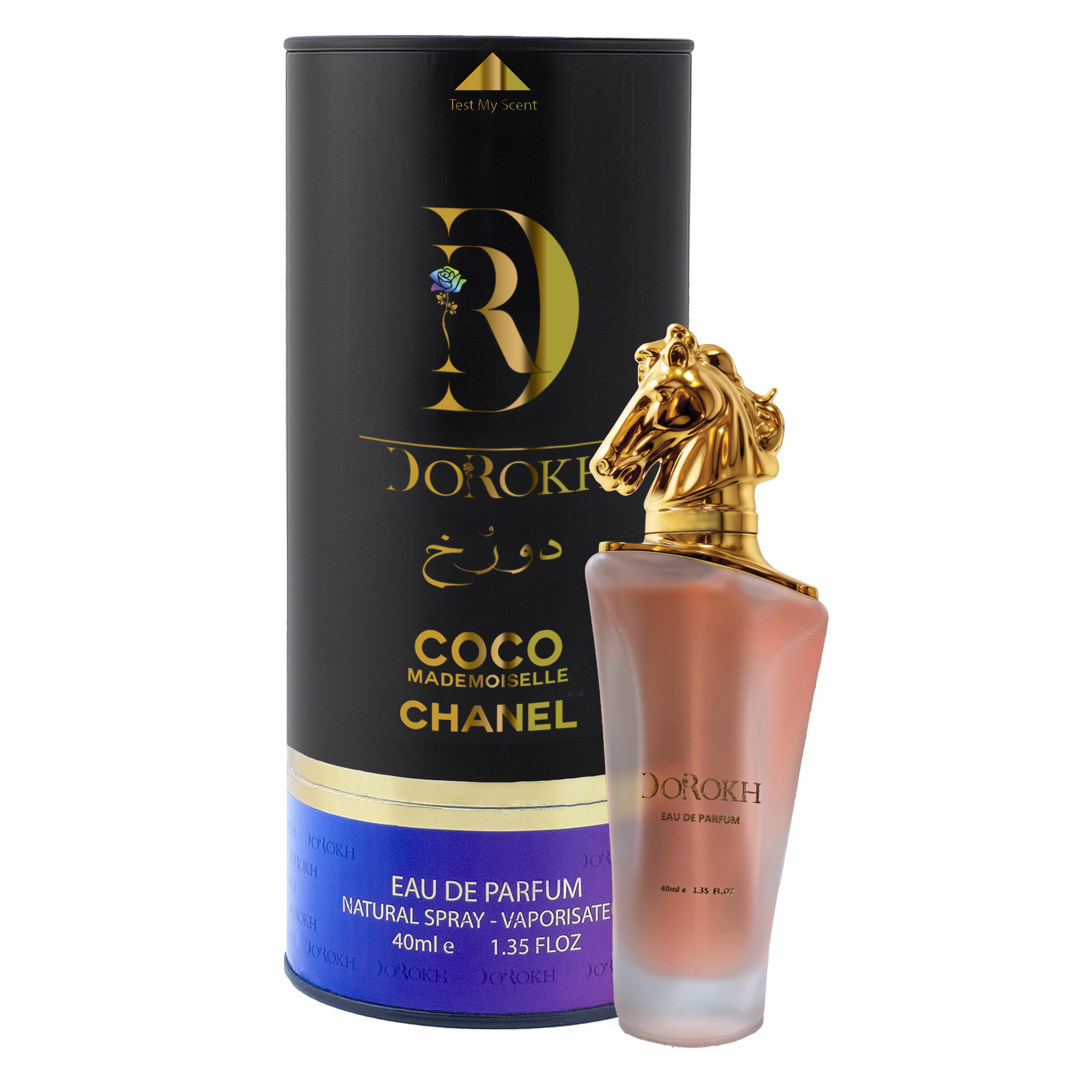 ادوپرفیوم زنانه دورُخ مدل Chanel Coco Mademoiselle با رایحه شیرین حجم 40 میلی‌لیتر