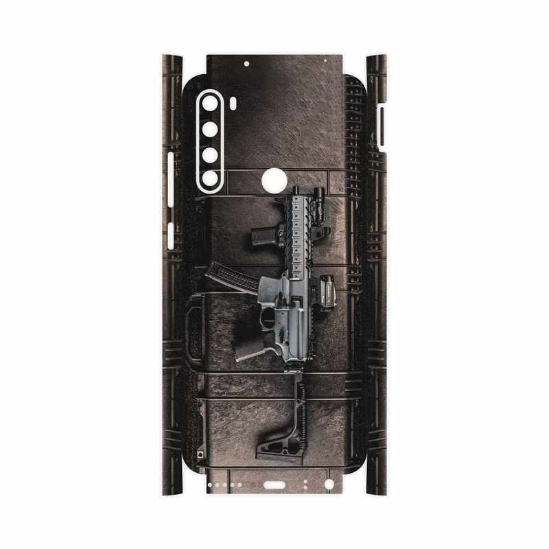 برچسب پوششی ماهوت مدل Gun-FullSkin مناسب برای گوشی موبایل شیائومی Redmi Note 8