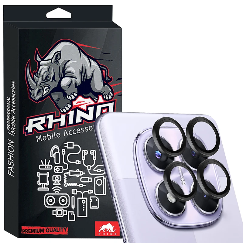 محافظ لنز دوربین شیشه‌ای راینو مدل R-Ring مناسب برای گوشی موبایل Redmi Note 15 Pro 4G