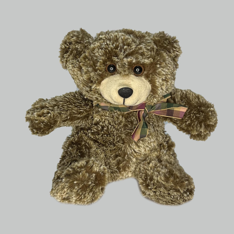 عروسک طرح خرس تدی مدل Teddy Bear with Bow کد SZ13/1170 ارتفاع 20 سانتی‌متر