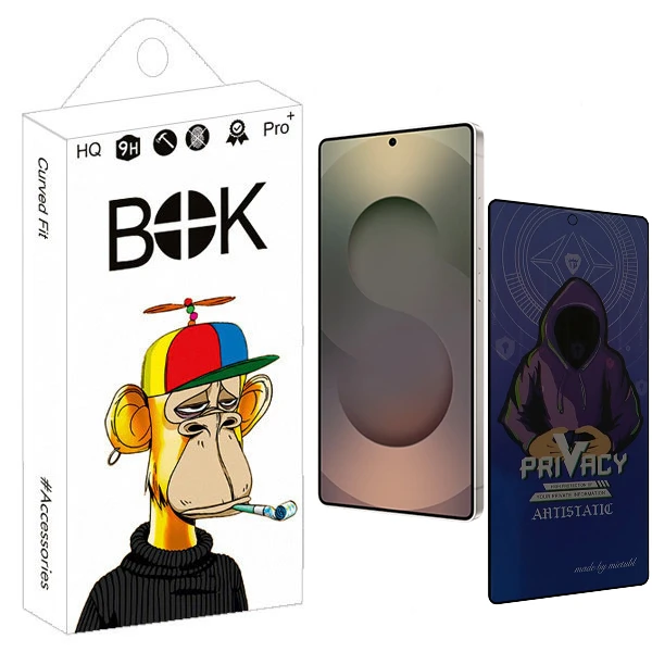 محافظ صفحه نمایش بوک مدل Privacy Mietubl Cover مناسب برای گوشی موبایل سامسونگ GALAXY S25 Ultra