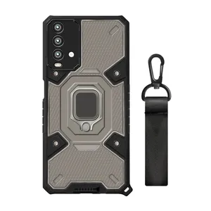 Fashion cover cyborg model suitable for Xiaomi Redmi Note 9 4G mobile phone with hanging strap