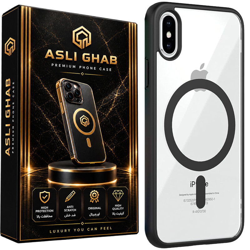 کاور اصلی قاب مدل Silicone MagSafe مناسب برای گوشی موبایل اپل iPhone XS Max