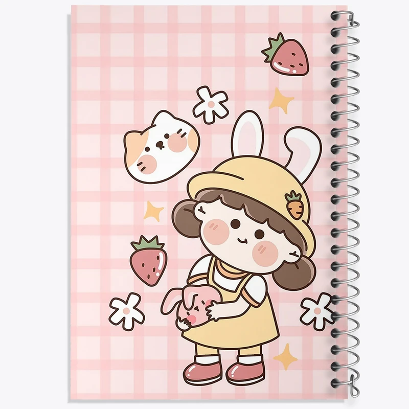 دفتر نت موسیقی 50 برگ خندالو مدل دختر بامزه کد N1672