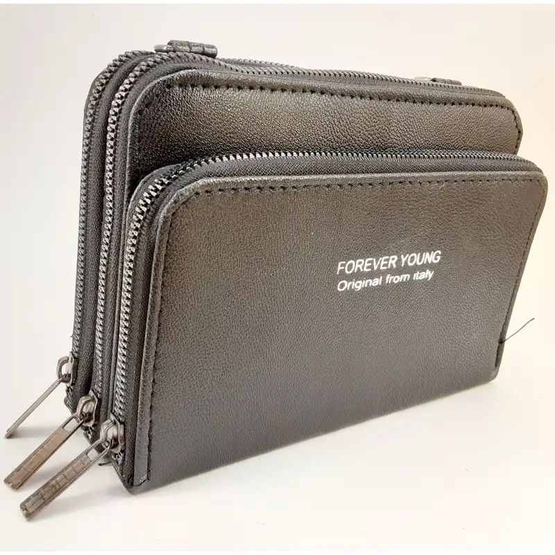 کیف پاسپورتی زنانه مدل 3 زیپ کد 005