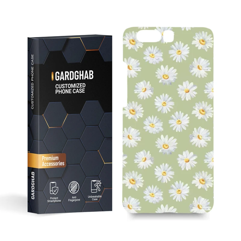 کاور گارد قاب مدل گل مناسب برای گوشی موبایل هوآوی p10 plus