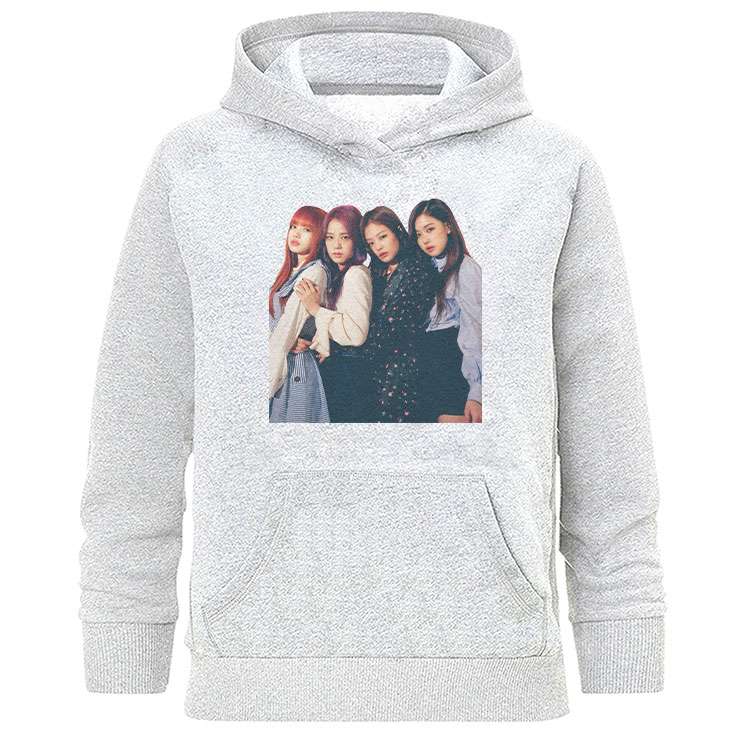 هودی زنانه طرح بلک پینک مدل Z755