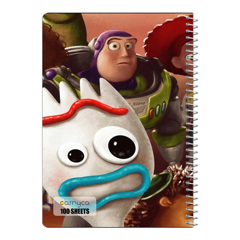 دفتر مشق 100 برگ سیمی کارنیکا طرح داستان اسباب بازی Toy Story کد 78655