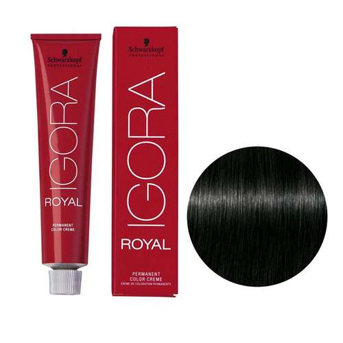 رنگ مو ايگورا رويال شماره 3.0 حجم 60 ميلی ليتر رنگ قهوه ای تيره طبيعی