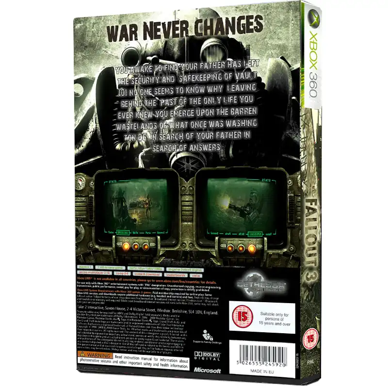 بازی Fallout 3 مخصوص XBOX 360