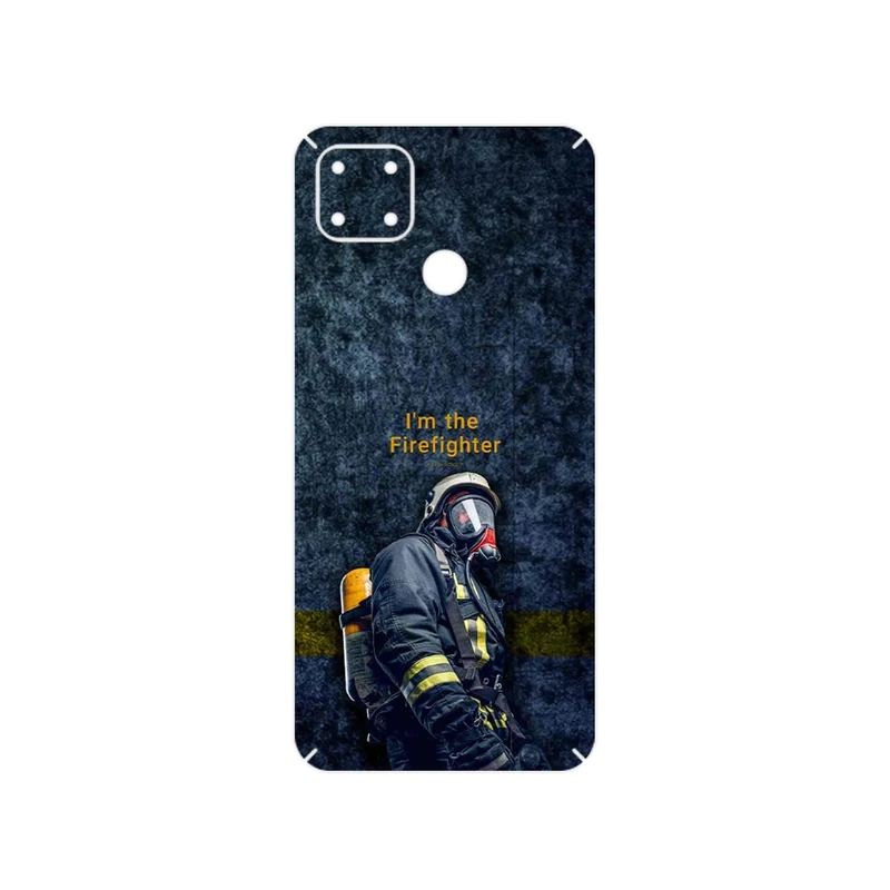 برچسب پوششی ماهوت مدل Firefighter مناسب برای گوشی موبایل ریلمی C25s