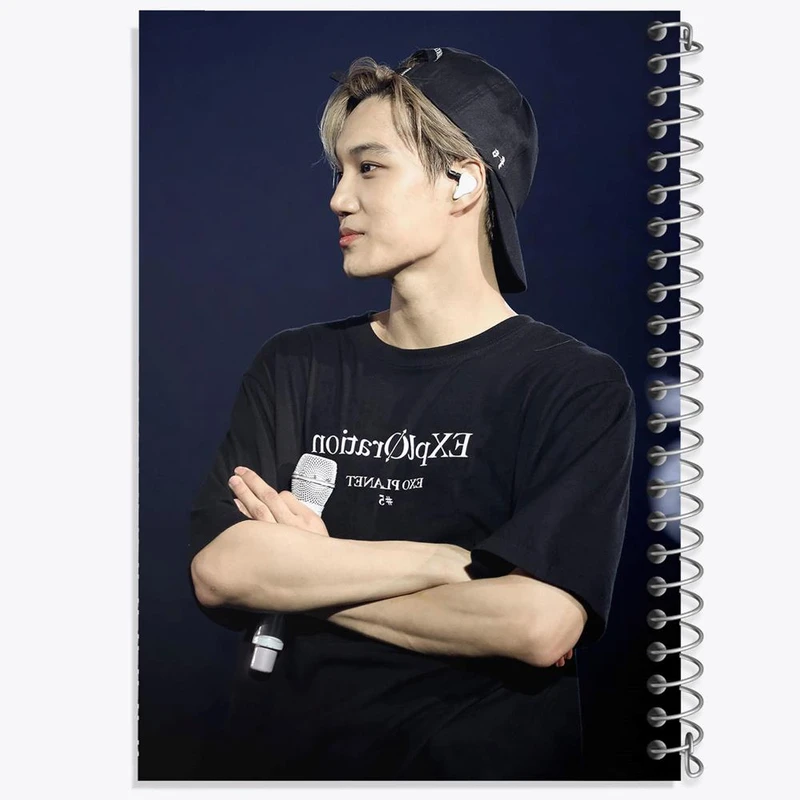 دفتر نقاشی 50 برگ خندالو مدل کای گروه اکسو EXO کد 13404