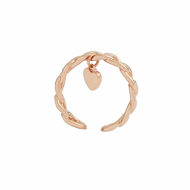 انگشتر زنانه ژوپینگ مدل کارتیه آویز قلب