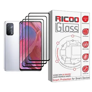 Ricoo Ricoo Glass MIX003 Screen Protector For Oppo A74 5G Pack Of 3