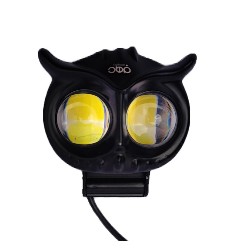 چراغ پرژکتور موتور سیکلت فرهاد مدل جغدی موتو جت ۲ لنزه