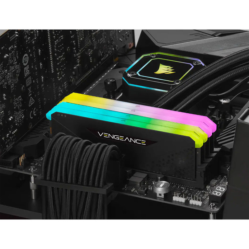 رم دسکتاپ DDR4  3600 مگاهرتز CL18 کورسیر مدل VENGEANCE RGB RS ظرفیت 16گیگابایت