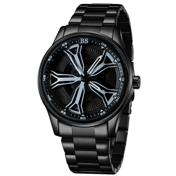 ساعت مچی عقربه‌ای کوارتز مردانه مدل اسپرت صفحه رینگ چرخان کد B2