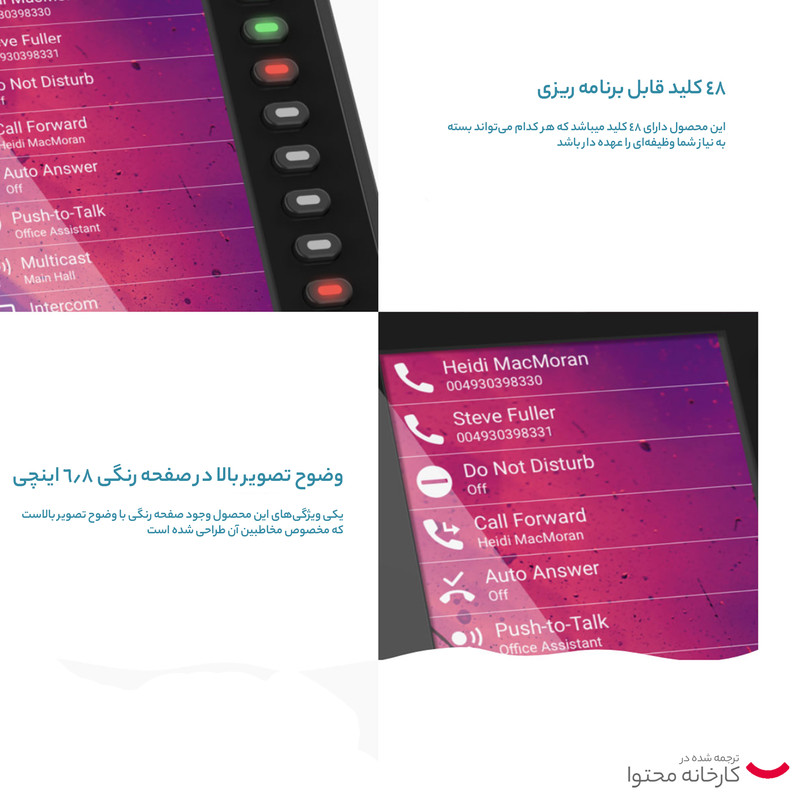 ماژول افزایش ظرفیت تلفن اسنوم مدل D7C
