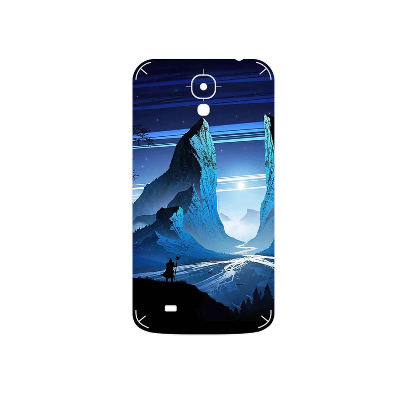برچسب پوششی ماهوت مدل Blue Mountains Digital Art مناسب برای گوشی موبایل سامسونگ Galaxy Mega 6.3 I9200