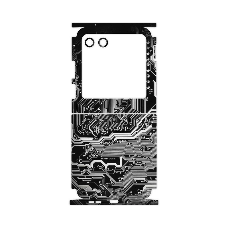 برچسب پوششی ماهوت مدل Black_Printed_Circuit_Board-FullSkin مناسب برای گوشی موبایل موتورولا Razr 40 Ultra
