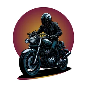 برچسب بدنه موتور سیکلت طرح موتور اسپرت کد 04